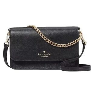 Kate Spade Black and Gold Crossbody Bag